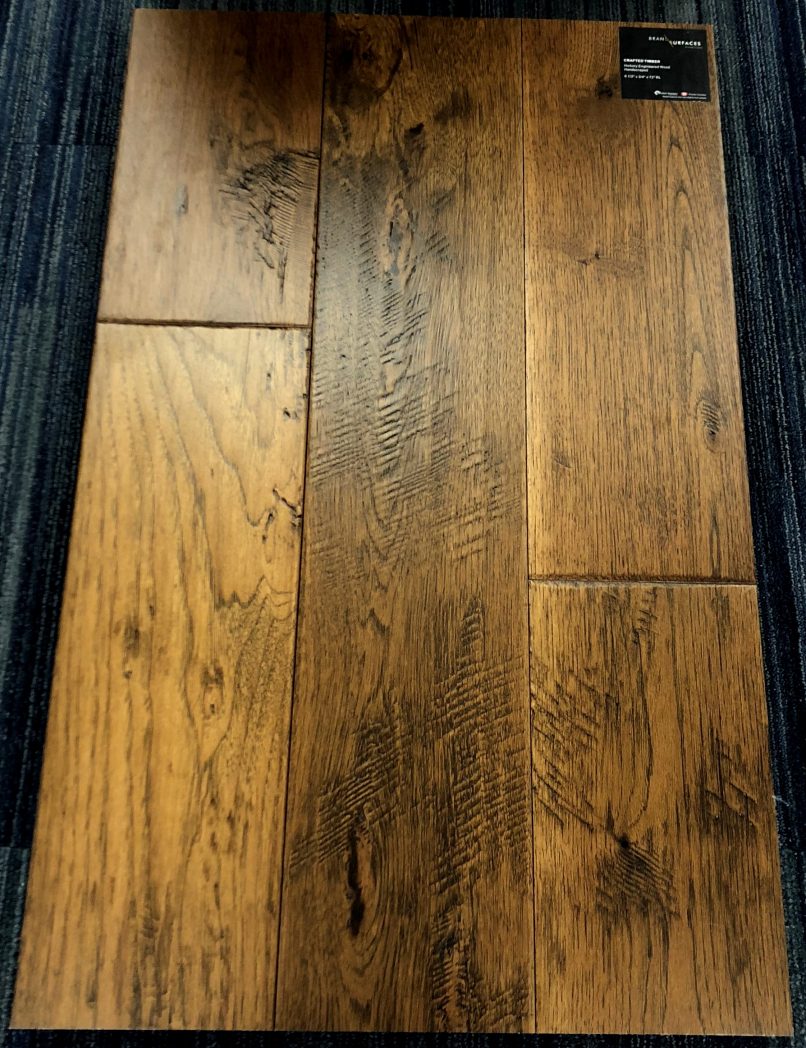 Crafted Timber Brand Surfaces Hickory Handsed Engineered Crafted Timber Brand Surfaces Hickory Handsed Engineered Hardwood Flooring Image