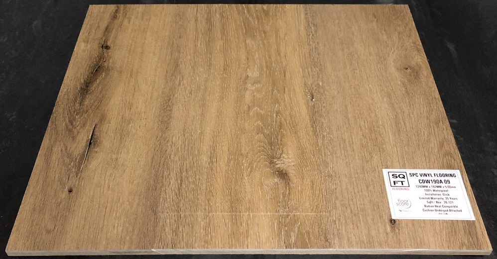 Cdw190a 09 Grandeur 5mm Spc Vinyl Plank Flooring Underpad Attached