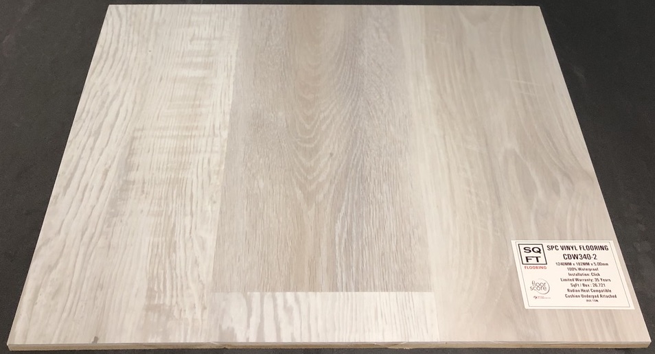 Cdw340 2 Grandeur 5mm Spc Vinyl Plank Flooring Underpad Attached